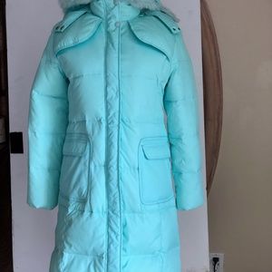 Robin's Egg Blue Woman's Size S Down Coat